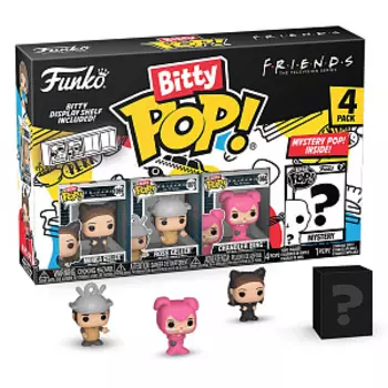 Фигурка Funko Bitty POP Friends S3 - Monica Geller / Ross Geller / Chandler Bing / Mystery (1 of 4) (4PK) (73050)