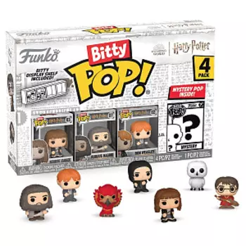 Фигурка Funko Bitty POP Harry Potter S2 - Hermione / Hagrid / Ron / Mystery (1 of 4) (4PK) (71316)