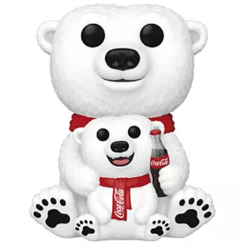 Фигурка Funko POP Ad Icons: Coca-Cola – Coca-Cola Polar Bear with Cub (241) (81063) (9,5 см)