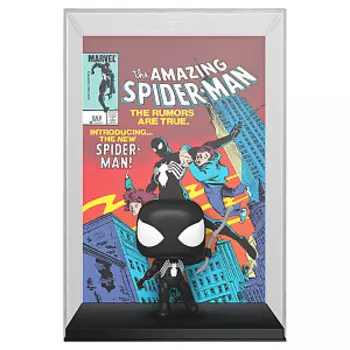 Фигурка Funko POP Comic Covers Marvel: Amazing Spider-Man – #252 Spider-Man Black Suit (40) (72503) (13 см)