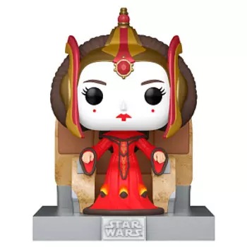 Фигурка Funko POP Deluxe Star Wars Episode I: The Phantom Menace 25th – Queen Amidala on Throne Bobble-Head (705) (76012) (9,5 см)