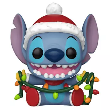 Фигурка Funko POP Disney: Lilo & Stitch Holiday – Stitch With Lights (1504) (80038) (9,5 см)