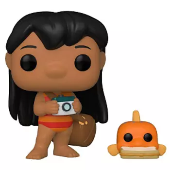 Фигурка Funko POP Disney: Lilo & Stitch – Lilo With Pudge (1047) (55621) (9,5 см)