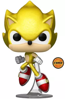 Фигурка Funko POP Games: Sonic the Hedgehog– Super Sonic ONLY CHASE! Exclusive (923)