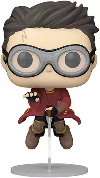 Фигурка Funko POP: Harry Potter and the Prisoner of Azkaban – Harry Potter with Broom [Quidditch] (165) (76003) (9,5 см)