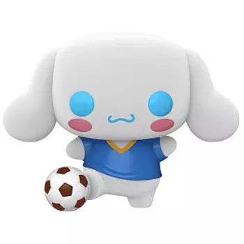 Фигурка Funko POP Hello Kitty And Friends: Cinnamoroll with Soccer Ball (Flocked) Exclusive (86) (82146) (9,5 см)