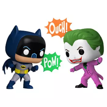 Фигурка Funko POP Heroes: Batman 85th Anniversary – Batman & Joker Exclusive 2-pack (82125) (9,5 см)