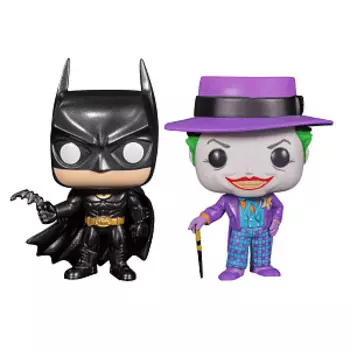 Фигурка Funko POP Heroes DC: Batman (1989) – Joker &amp; Batman (MT) (Exc) 2PK (62480)