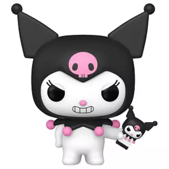Фигурка Funko POP Kuromi: Kuromi with Phone (Flocked) Chase Exclusive (88) (82182) (9,5 см)
