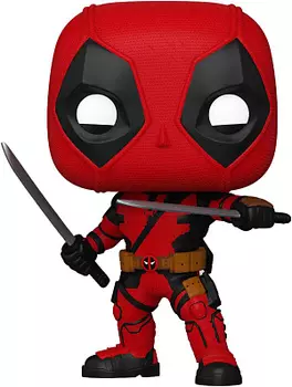 Фигурка Funko POP Marvel: Deadpool 3 – Deadpool Bobble-Head (1362) (79766) (9,5 см)