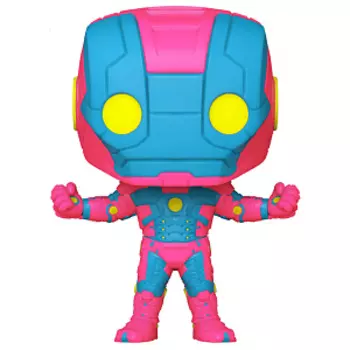 Фигурка Funko POP Marvel: Infinity Saga – Iron Man Mark 5 (BLKLT) Exclusive (1407) (82378) (9,5 см)