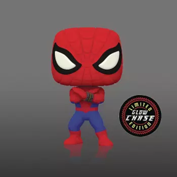 Фигурка Funko POP Marvel: Spider-Man (Japanese TV Series) [Glows In The Dark] Bobble-Head ONLY CHASE! Exclusive (932)