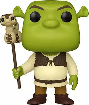 Фигурка Funko POP Movies Shrek: DreamWorks 30th Anniversary – Shrek with Snake (1594) (81176) (9,5 см)