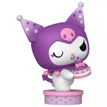 Фигурка Funko POP My Melody 50th Anniversary: Kuromi 20th Anniversary – Kuromi With Cake (108) (87169) (9,5 см)