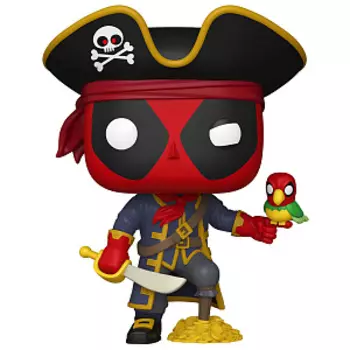 Фигурка Funko POP Plus Bobble Marvel: Deadpool – Limited Class Deadpool as Long John Silver (1493) (83986) (9,5 см)