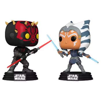 Фигурка Funko POP Star Wars: Clone Wars - Darth Maul vs. Ahsoka (Exc) 2PK (74327)