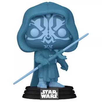 Фигурка Funko POP Star Wars: Darkside – Darth Maul Bobble Bobble-Head (Hologram) [Glows In The Dark] Exclusive (740) (82771) (9,5 см)