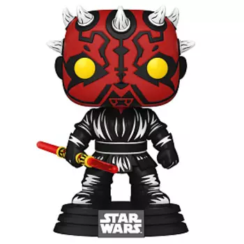Фигурка Funko POP Star Wars Episode I: The Phantom Menace 25th – Darth Maul (Retro) Exclusive Bobble-Head (707) (77953) (9,5 см)