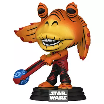 Фигурка Funko POP Star Wars Episode I: The Phantom Menace 25th – Jar Jar Binks (Retro) Exclusive Bobble-Head (700) (77954) (9,5 см)
