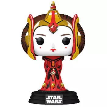 Фигурка Funko POP Star Wars Episode I: The Phantom Menace 25th – Queen Amidala (Retro) Exclusive Bobble-Head (706) (77955) (9,5 см)