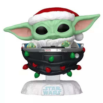 Фигурка Funko POP Star Wars: Holiday – Grogu Pram Bobble-Head (746) (80010) (9,5 см)