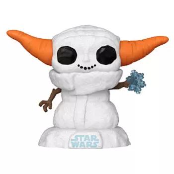 Фигурка Funko POP Star Wars: Holiday – Grogu Snowman Bobble-Head (748) (80011) (9,5 см)