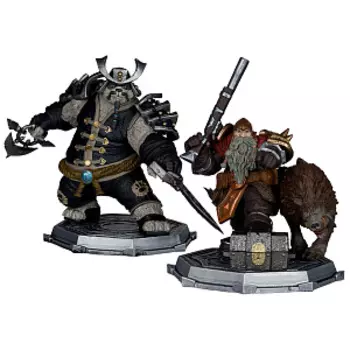 Фигурка McFarlane Toys Gold Label: World Of Warcraft – Pandaren & Dwarf Deluxe 2-Pack (15 см)