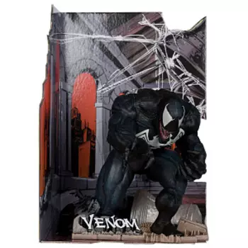Фигурка McFarlane Toys: Marvel – Venom (The Amazing Spider-Man #316) 1:10th Scale Collectible Figure w/Scene (147681) (16 см)