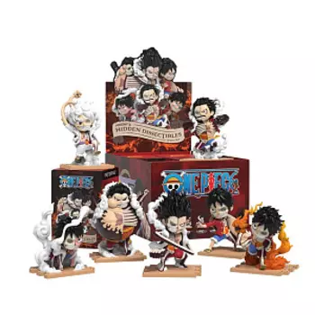 Фигурка Mighty Jaxx Freeny's Hidden Dissectibles: One Piece – Luffy’s Gears Edition (1 фигурка + карточка в ассортименте) (9 см)