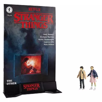 Фигурки McFarlane Toys: Stranger Things – Action Figures Eleven and Mike Wheeler (161724) (8 см)