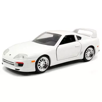 Модель машинки Fast & Furious: 1995 Toyota Supra-White (Масштаб 1:32) (97346)