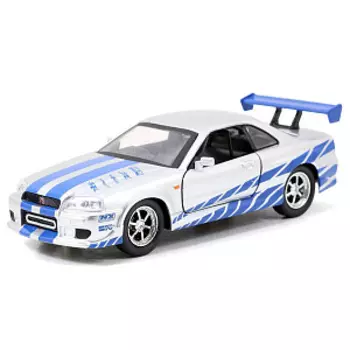 Модель машинки Fast & Furious: 2002 Nissan Skyline GTR R34 (Масштаб 1:32) (97184)