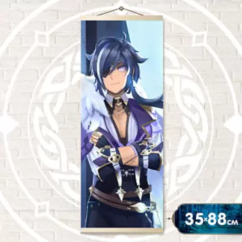 Набор для творчества Картина по номерам Панно Genshin Impact: Кэйа (31 цвет) (35x88 см) (арт. HRP0073)