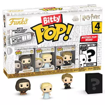 Набор фигурок Funko Bitty POP Harry Potter GoF: Hagrid + Fleur + Cedric + Mystery (3 фигурки + 1 секретная) (4 шт) (83657)