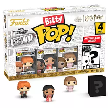 Набор фигурок Funko Bitty POP Harry Potter and the Goblet of Fire: Ron + Padma + Madame Maxime + Mystery ( 3 фигурки + 1 секретная) (4 шт) (83656)