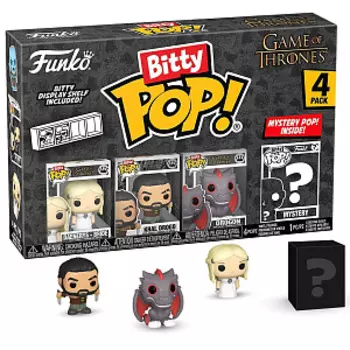 Набор Funko Bitty POP: Game of Thrones: Daenerys + Khal Drogo + Drogon + Mystery (4 фигурки) (83648)