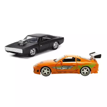 Набор Jada Toys: Fast & Furious: Twin Pack – 1970 Dodge Charger + 1995 Toyota Supra (Масштаб 1:32) (97042)