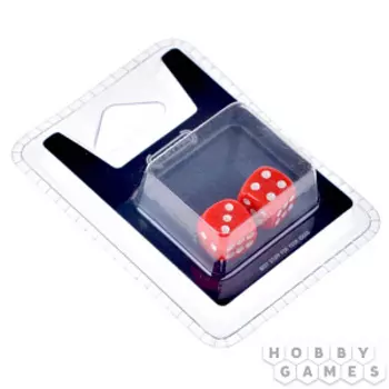 Набор кубиков Stuff-Pro (D6 12 мм 2 шт красные)