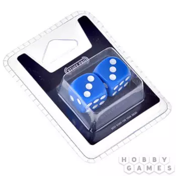 Набор кубиков Stuff-Pro (D6 16 мм 2 шт синие)