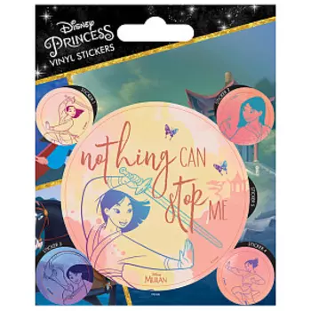 Набор наклеек Disney: Mulan Classic – Nothing Can Stop Me (5 шт) (PS7446)