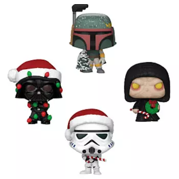 Набор подарочный Funko Pocket POP: Star Wars – Tree Holiday Box (4 фигурки) (79932)