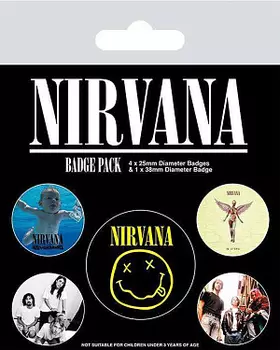 Набор значков Iconic – Nirvana (BP80620) (5 шт.)