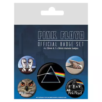 Набор значков Pink Floyd (5 шт) (BP80489)