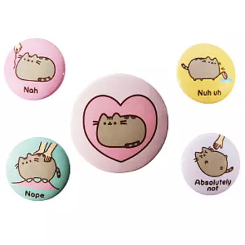 Набор значков Pusheen [Nah] (5 шт) (BP80692)