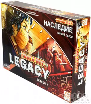Настольная игра Пандемия – Наследие. Сезон 1 (красная)
