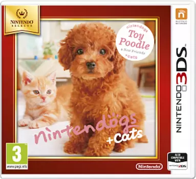 Nintendog's Poodle N. Selects (Nintendo 3DS) (GameReplay)