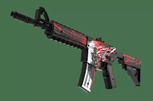 Оружие игровое / автомат M4A1-S Самурай (деревянный без покраски торцов)