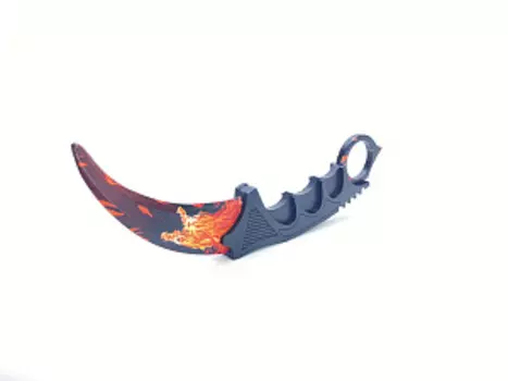 Оружие игровое нож Керамбит – Вой (деревянный)