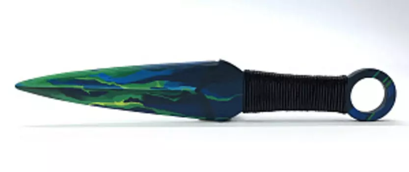 Оружие игровое нож Кунай 2 – Яд (деревянный)