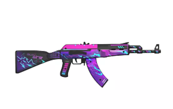 Оружие игровое / резинкострел автомат Калашникова АК-47 – Цифровой Всплеск (деревянный)